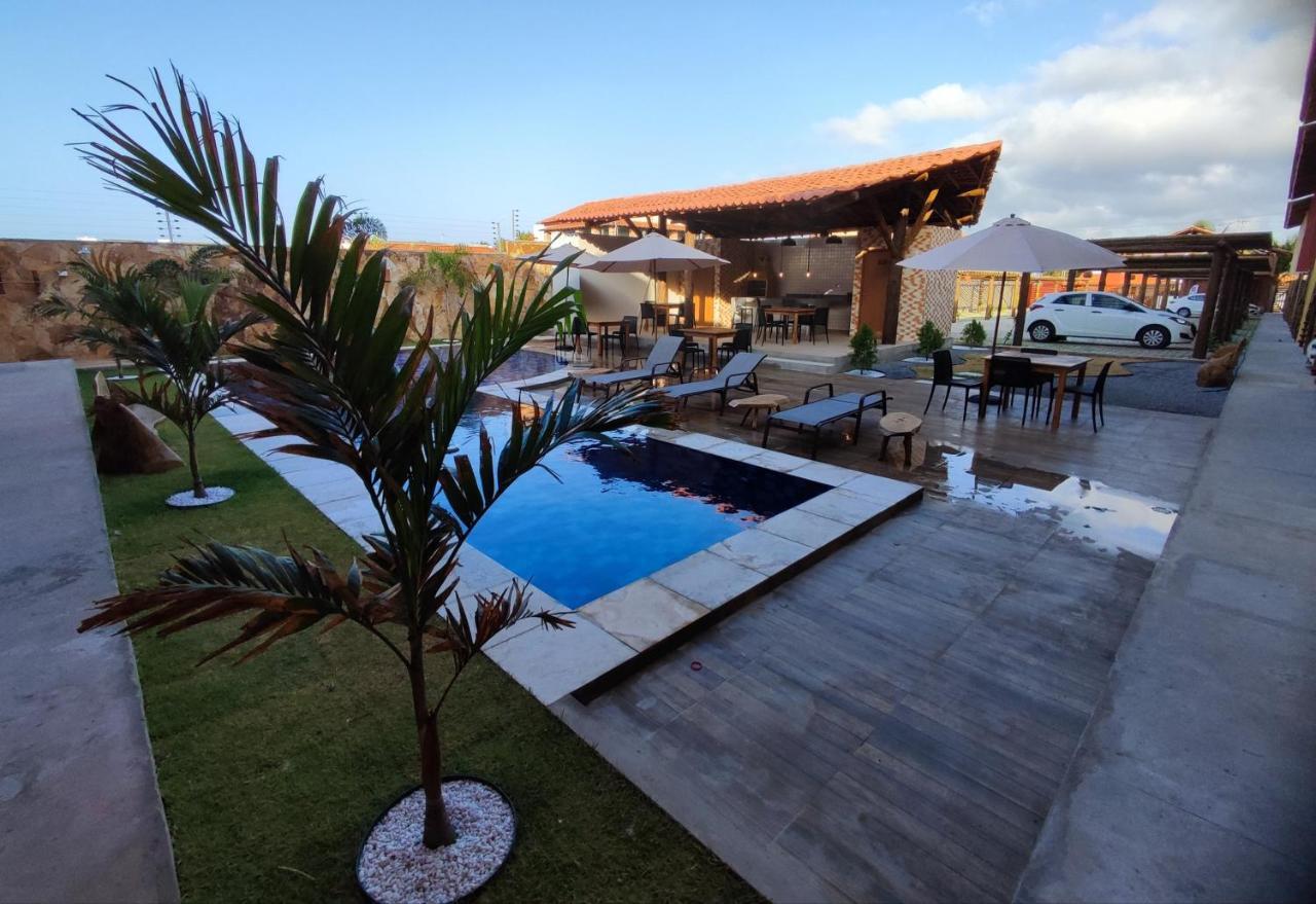Casa Na Praia Com Piscina Luis Correia Esterno foto