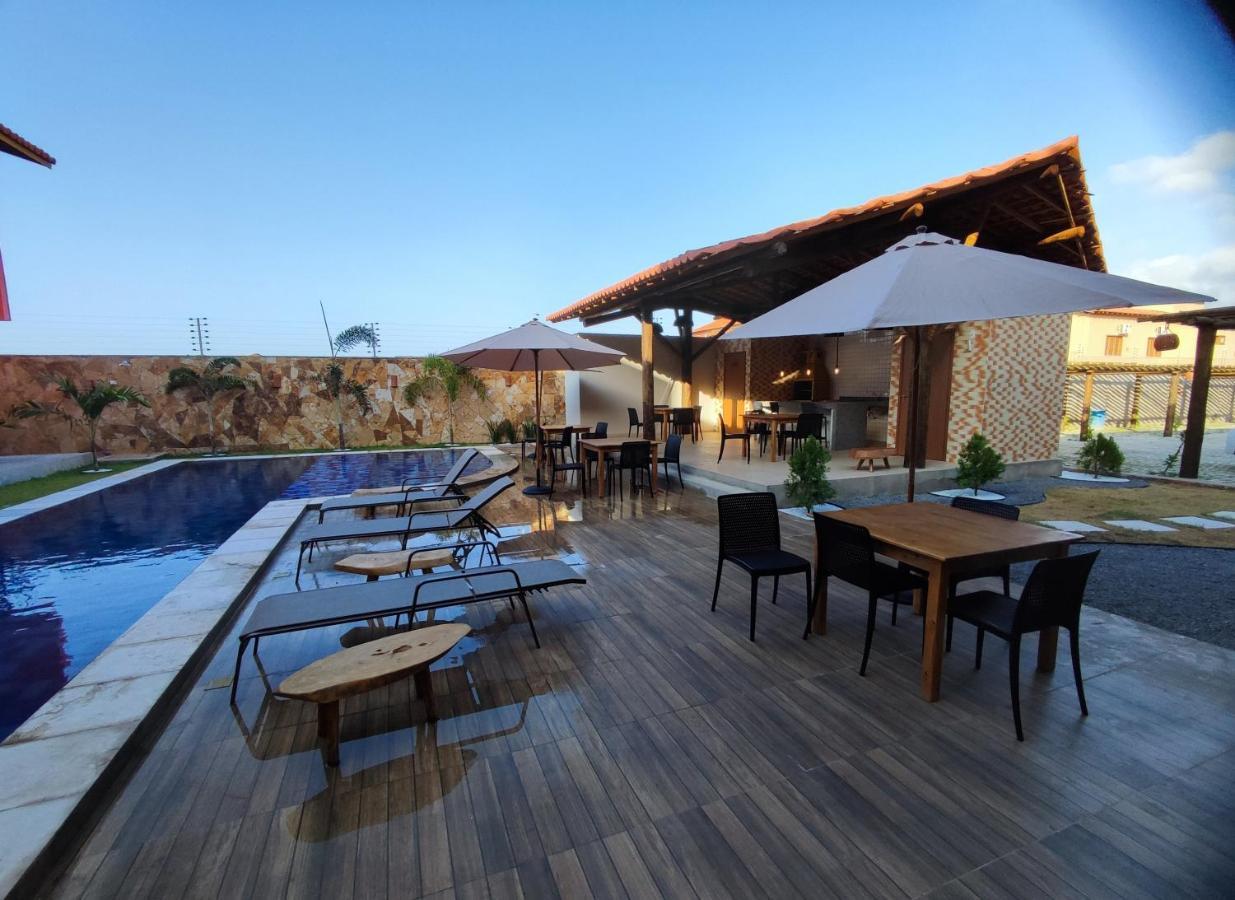 Casa Na Praia Com Piscina Luis Correia Esterno foto